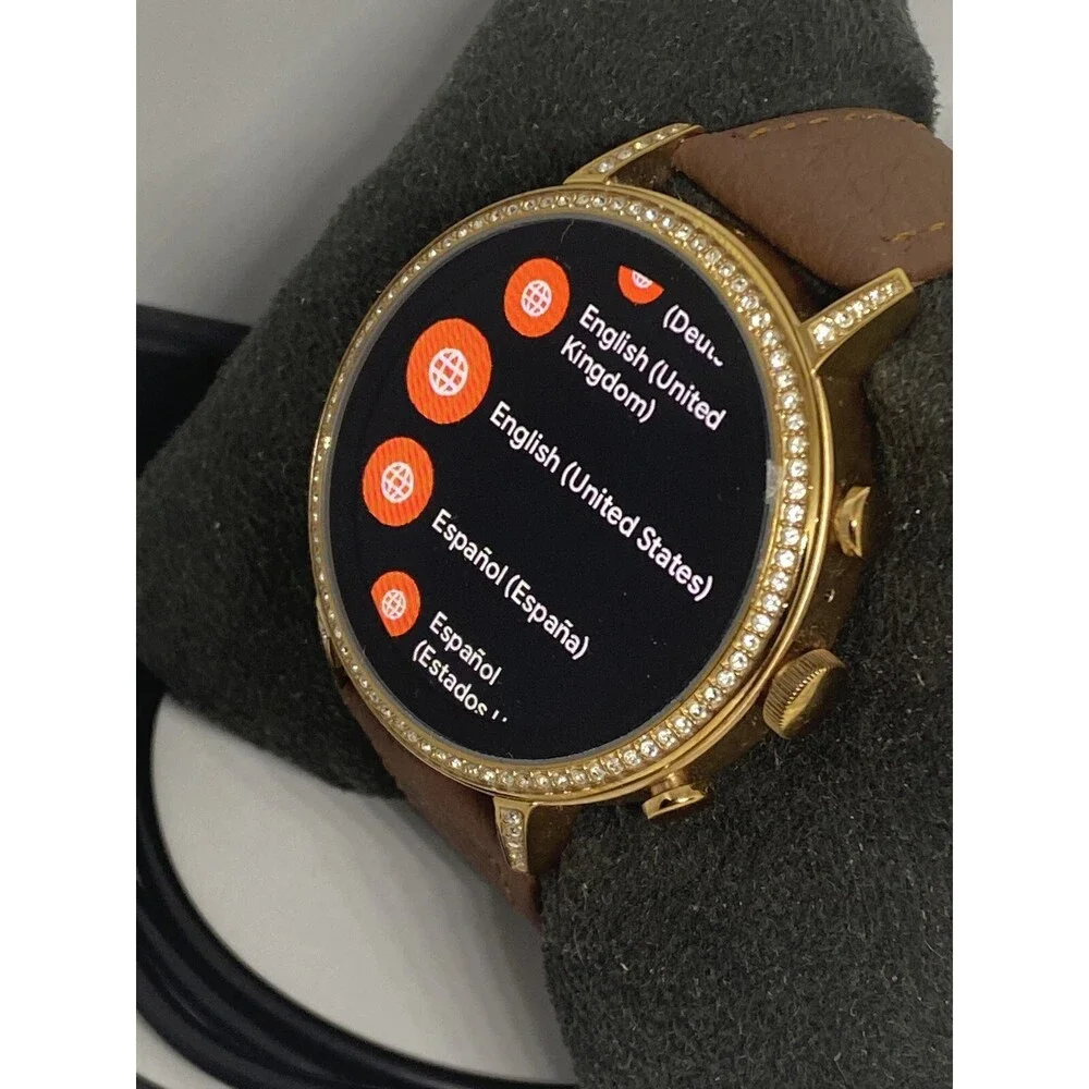Fossil Gen 4 Authentic Digital Dial Smart Watch Custom Band FTW6021 AB603